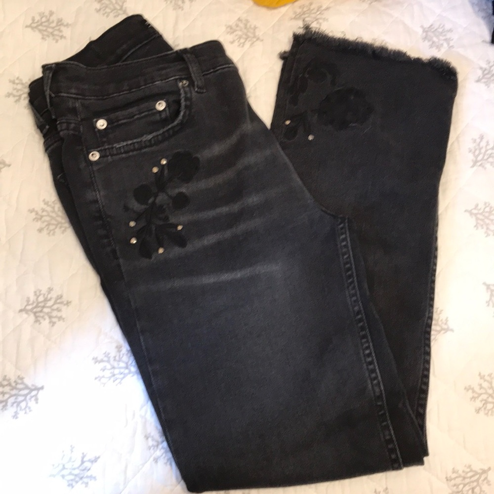 New Zara Embellished Jeans